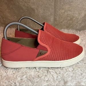 Olukai Pehuea Women’s Slip-On Sneakers Size 8